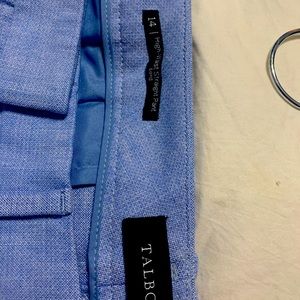 Talbots high waist straight leg pant tall 14